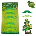 thumbnail image 5 of St. Patrick's Day Decorations Irish Party Accessory 12 Piece Green Mustaches Set Soft Self, 5 of 9