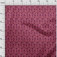 thumbnail image 3 of oneOone Viscose Jersey Pink Fabric Floral Quilting Supplies Print Sewing Fabric By The Yard 60 Inch Wide, 3 of 5