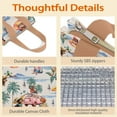 thumbnail image 4 of Dachshunds Tropical Beach Insulated Lunch Bag for Women & Adults,Large Portable Soft Cooler Lunch Bag,Thermal Food Storage Tote with Pearl Cotton,8.66L,8.75x5.75x9.5 Inch, 4 of 6