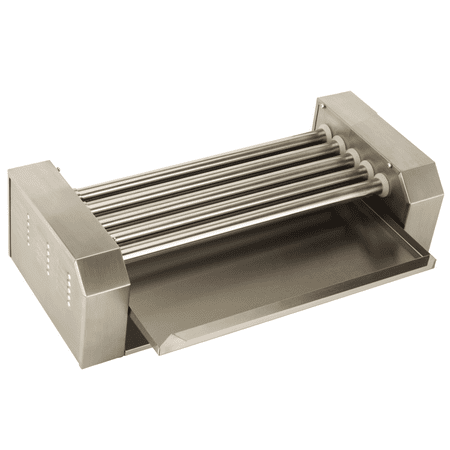 RollerDog Big 12 Stainless Steel Hotdog Roller with Drip Tray