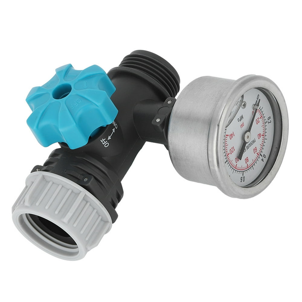Tebru Water Pressure Reducer,G3/4in Adjustable Water Pressure Regulator Valve with Pressure