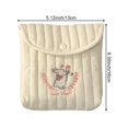 thumbnail image 2 of Vjnyvs Sanitary Napkin Storage Bag, Period Bag Mini Coin Purse for Women, Portable Period Pouch Sanitary Pads Bag Tampons Holder for Purse, Cute First Period Bag, 2 of 7