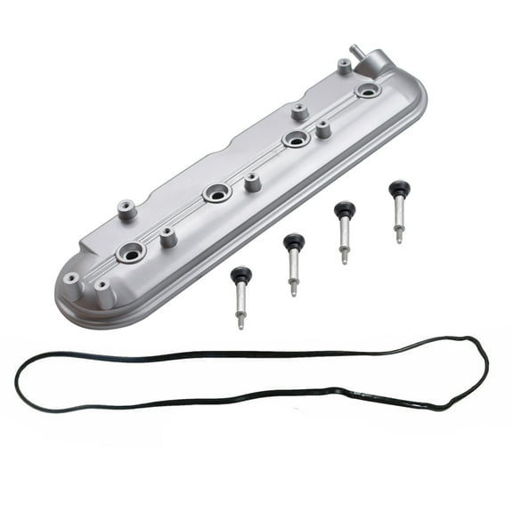 Panlongic Left Driver Side 12570427 Valve Cover For Cadillac Chevy GMC Pontiac 1999-2008