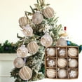 thumbnail image 1 of Pisexur Christmas Decorations Christmas Ball Ornaments -9pcs Christmas Ornaments Set ,Multiple Styles Ornaments For Christmas Trees ，Also For Other Party Decoration, 1 of 9