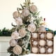 thumbnail image 1 of Juego de 9 adornos navideños de plástico blanco | Múltiples estilos y formas para decorar el árbol de Navidad | Adornos de 8 cm para fiestas, 1 of 5