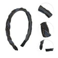 thumbnail image 3 of Unique Bargains 1 Pc Exquisite Denim Braid Headbands Black, 3 of 6