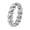 Silver, variant on Unisex Thick Twisted Rope Braided Ring Stainless Steel Chunky Chain Link Band Cuban Style Streetwear Stackable Vintage Statement Jewelry