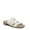 Bright White Shimmer, variant on BZees For Lifestride Womens Poppy Slide Sandal - Medium & Wide Width