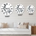 thumbnail image 4 of Designart 1 in Quartz Farmhouse Wall Clock, 4 of 5