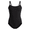 Black, variant on Girls Camisole Ballet Leotard, Adjustable Straps, Full Front Lining, Soft Cotton Dancewear for Ballet & Gymnastics