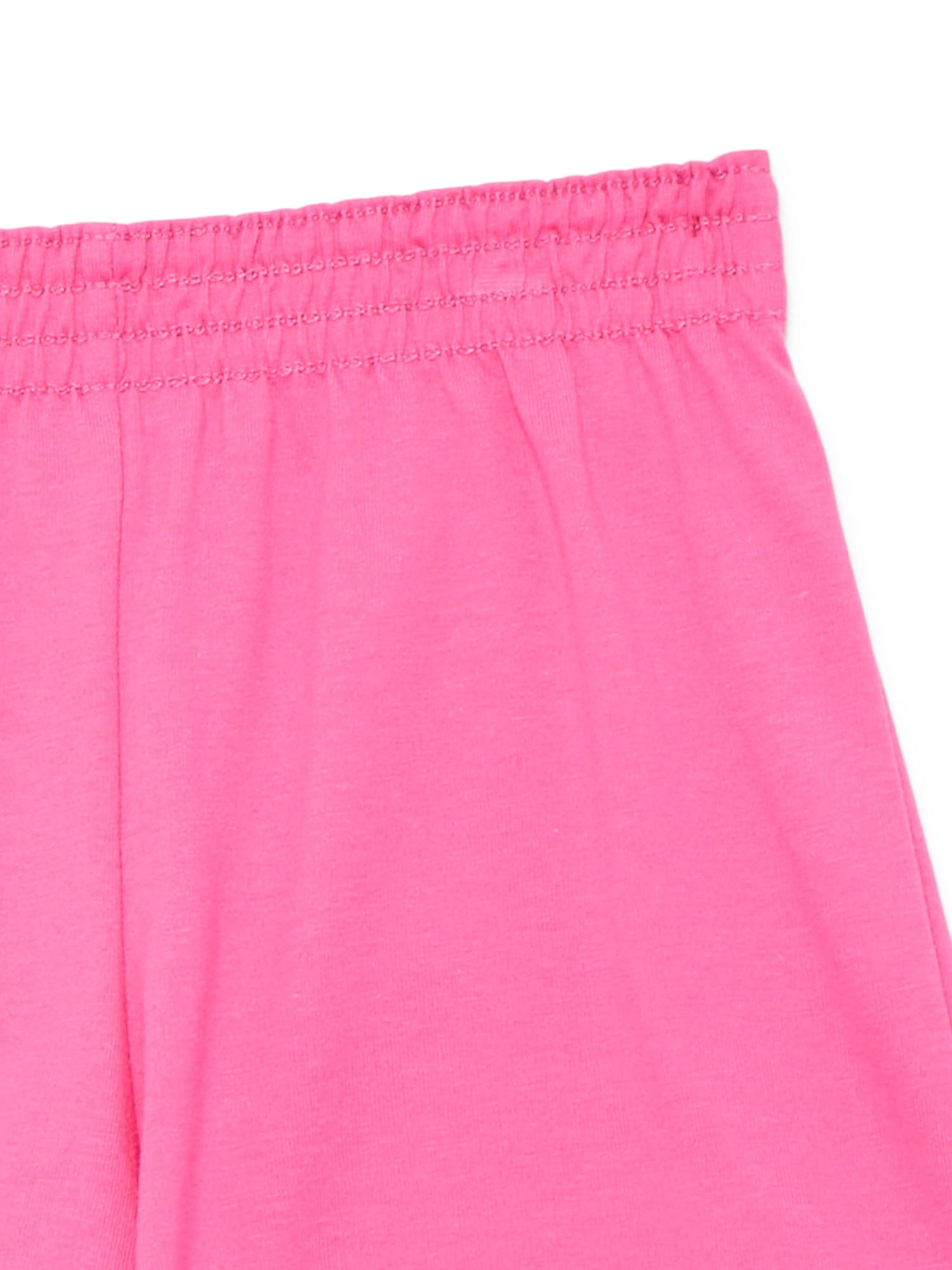 Wonder Nation Girls Kid Tough Knit Shorts, 3-Pack, Sizes 4-18 & Plus