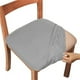 thumbnail image 1 of Juego de 2 fundas de asiento para silla de comedor | Funda elástica Tela cepillada de color sólido • Poliéster Spandex de alta elasticidad • Resistente a las manchas, lavable, fácil de instalar • Se, 1 of 5