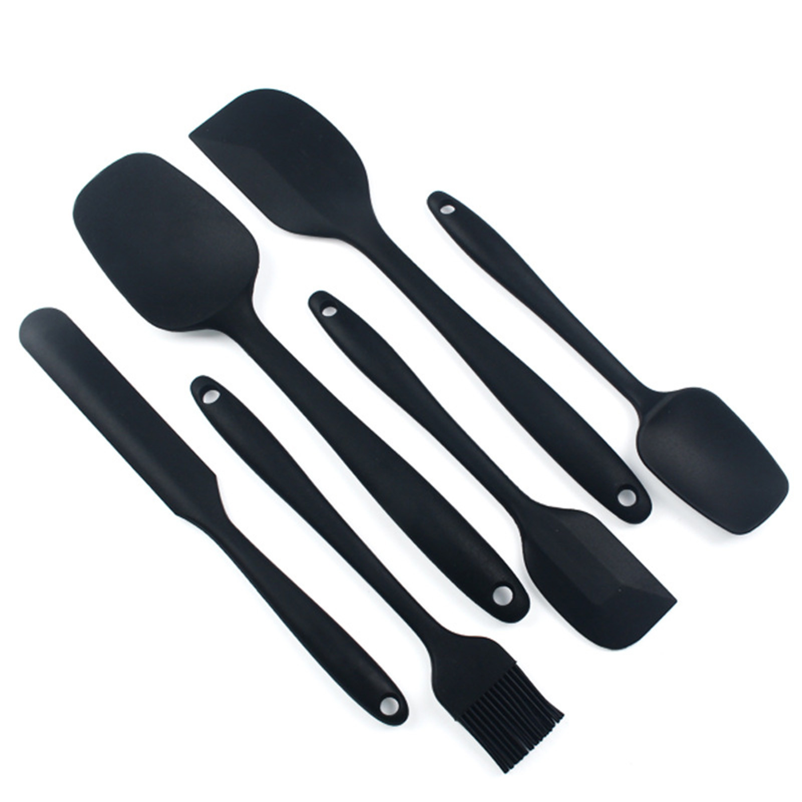 Lot De 2 Spatules En Silicone Alimentaire Avec Fente - Résistantes à 230°C, Antiadhésives, Lave-vaisselle - Pour Poisson, Viande, Légumes
