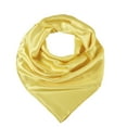 thumbnail image 1 of Daffodil Pure Silk Scarf | Ivory, Lemon Yellow, Gold | Small Head Scarf Or Large Square Shawl | Solid Colour Collection, 1 of 5