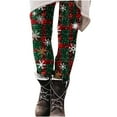 thumbnail image 2 of hotojiny Womens Christmas Leggings Cute Workout Capri Tights Soft High Waisted Butt Lifting Yoga Pants Fall Winter Clothes, 2 of 5