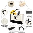 thumbnail image 2 of Bolsa Vanqruo con inicial de lona personalizada, 43 x 32 x 19 cm, 2 of 7