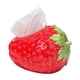 thumbnail image 2 of Caja De Pañuelos De Vinilo 1Pcs Strawberry-Shaped Tissue Box Cover PVC Red Decorative Storage for Facial Tissues in Living Room and Dining Table 7.87x6.3x5.12" JASKFLY, 2 of 7