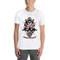 thumbnail image 3 of Men's Graphic TeeSkull Letter Print T-Shirts Round Neck Short Sleeves Sizes XS-5XL Summer Daily Casual Tops, 3 of 5