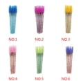 thumbnail image 3 of VONKY 50PCS Eyelashes Crystal Handle Brush Mascara Wands Applicator Cosmetic Brush Disposable Make Up brushes,Yellow, 3 of 9
