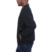 Nautica Men's Bomber Jacket – Windbreaker, Water-Resistant, Waterproof, Golf, Hiking, Boating, Casual Wear, Black Medium