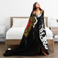 thumbnail image 4 of Blanket Throw Bedding Room Decor Flannel Blankets for Bed Sofa Warm Blankets 80"x60", 4 of 6