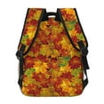 thumbnail image 5 of JUNZAN Vintage maple leaf autumn Pattern Casual Laptop Backpack for Men Women,Travel Outdoor Activities Bag Daypack for Hiking Shopping Daily, 5 of 5