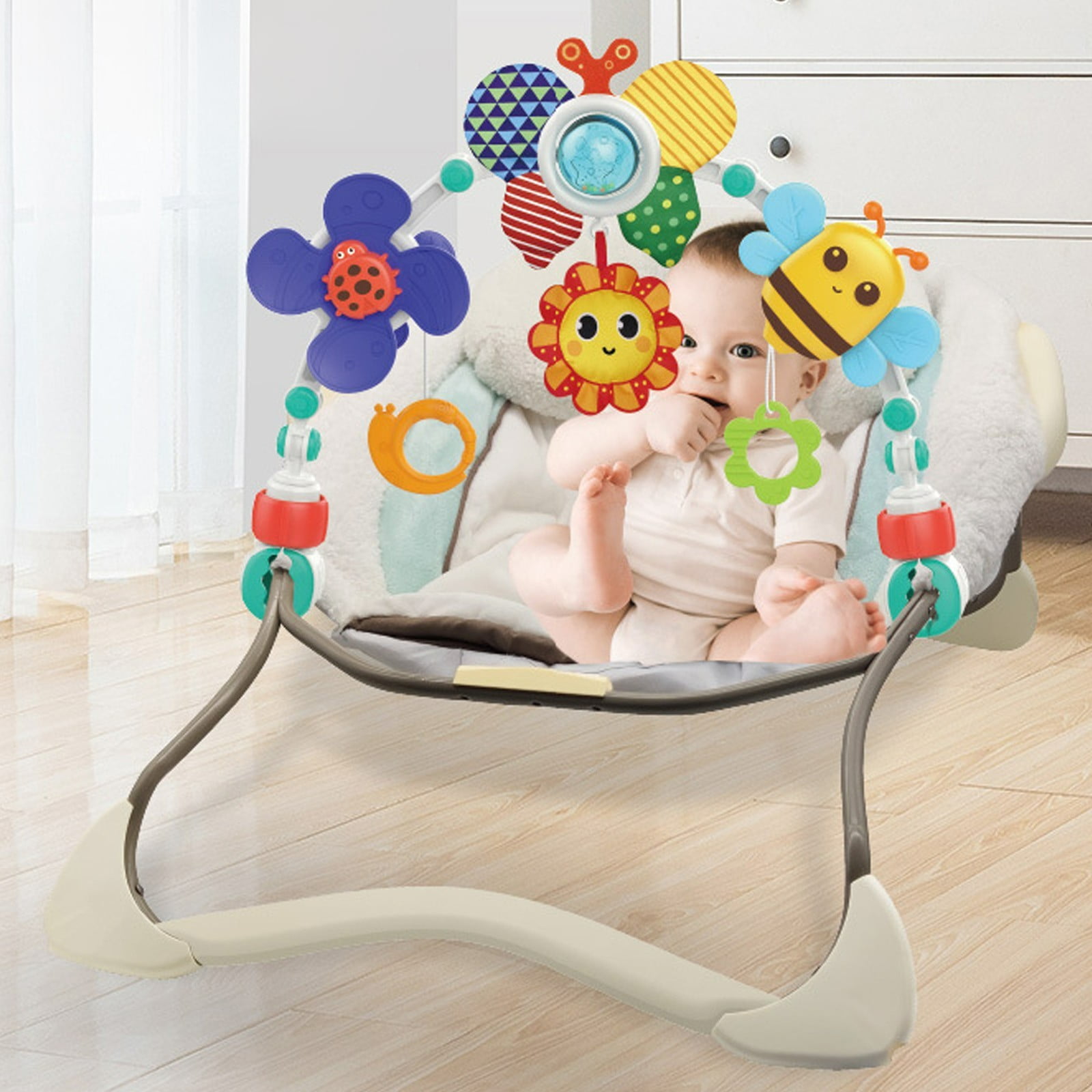 HASACHYL Multi Use Travel Toy Hanger Visual Engagement Activity For Stroller And Seat Focus Development Mobile Ornament