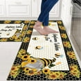 thumbnail image 2 of Sunflower Kitchen Rugs Kitchen Mats for Floor 2 Piece, Anti Fatigue Floor Mat for Kitchen, Kitchen Floor Mats for in Front of Sink and Kitchen Matt for Standing for Kitchen Decor 17"X30"+17"X47", 2 of 6