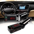 thumbnail image 2 of Cargador de coche compatible con Bluetooth Transmisor FM Manos libres Reproductor de música MP3 USB Tmvgtek Accesorios para autos y motos, 2 of 6