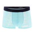 thumbnail image 2 of Pantalones Cortos De cinturo Baja Hombres Pantalones Cortos De Malla Bolsa De Bombeo, 4 Tamaños, M-XXL XL azul claro Yinane Ropa interior de calzoncillos de hombre, 2 of 8