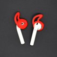 thumbnail image 2 of Jinsinto Crochets d'Oreille pour AirPods, Embouts de Protection en Silicone pour Écouteurs Apple, Paire de 4 (Rouge), 2 of 2