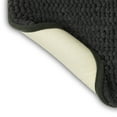 thumbnail image 2 of Mohawk Home Homespun Plush Fade/Stain Resistant Non-Slip Machine Washable Bath Rug, Charcoal, 2' x 5', 2 of 6