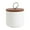 C, variant on E Ceramic Sealed Storage Container 1300Ml Large Size Matte White Household Kitchen Grain Coffee Bean Canister Decorative Box Ceramics Material