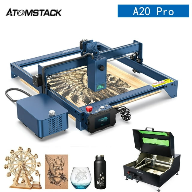 Máquina De Grabado Láser Engraver ATOMSTACK A20 Pro con Caja de seguridad