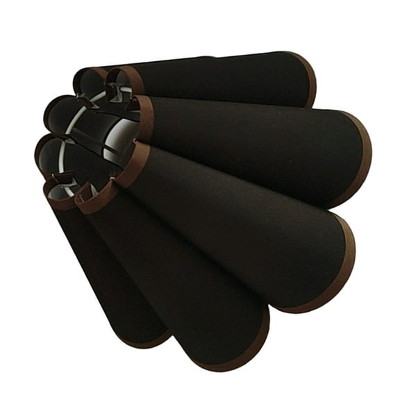 Supvox Table Lamp Shade Petal Lamp Shade Black Cloth 1Set