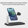 thumbnail image 4 of Chargeur Sans Fil Magnétique 3 en 1 Qi 15W - Compatible avec MagSafe pour iPhone 12/13/Pro/Max/Mini, 4 of 7