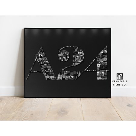 Poster A24 Cinema Mosaic Exclusive Print - Artisanal Film Reel - Collector's Edition in Vivid Color & Classic Monochrome-UNFRAMED