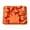 Orange, variant on VMWMSSR Halloween Silicone Baking Mold, Multi-Shape Non-Stick Halloween Shapes Chocolate Cookie Gummy Mold, Heat Resistant Halloween Diy Cake Baking Tray For Oven Freezer(Pink-6.88")