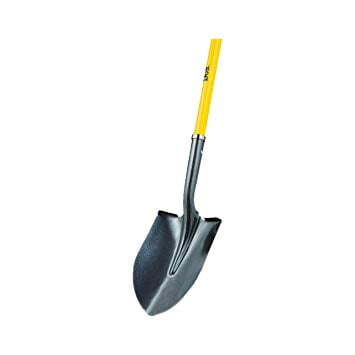Do it Long Handle Round Point Fiberglass Shovel (Best Shovel For Digging)
