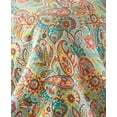 thumbnail image 5 of Levtex Home - Palisades Quilt Set - Twin Quilt + One Standard Pillow Sham - Paisley - Teal Coral Orange Spa Yellow Green - Quilt (68x86in.) and Pillow Shams (26x20in.) - Reversible - Cotton Fabric, 5 of 5