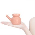 thumbnail image 2 of Olla de limpieza , olla de cerámica, fácil de limpiar, olla de irrigador nasal portátil de viaje duradera para lavado , limpieza Rosa, 2 of 9