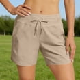 thumbnail image 2 of Lmueinov Women's 7" Athletic Running Long Shorts Workout Hiking Shorts Quick Dry High Waisted Active Zipper Pocket, 2026 Summer Trendy, 2 of 7