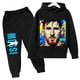 thumbnail image 3 of Conjunto de sudadera con capucha para niños de primavera, conjunto deportivo de 2 piezas, sudadera y pantalones, ropa para niños y niñas con estampado de Messi, ropa para bebés, 3 of 5