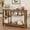 Brown, variant on Industrial Console Table, 47 Inch Narrow Entryway Sofa Table with Open Storage Shelves for Hallway or Living Room