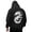Black*, variant on Men's Hoodie Long Sleeve Drawstring Front Pocket Dragon Graphic Back Print Pullover Sweatshirt Black