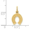 thumbnail image 4 of FJC Finejewelers 14k Yellow Gold Horseshoe Charm, 4 of 7