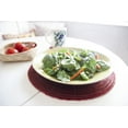 thumbnail image 2 of Handmade Beaded Multipurpose Non-Slip Round Placemat; Fits All Plate Sizes; Red, 2 of 3
