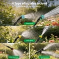 thumbnail image 3 of 2 Gallon Battery Powered Sprayer, Rechargeable Electric Sprayer with 3 Speeds, 4 Nozzles, Battery Indicator, Retractable Wand, Adjustable Padded Shoulder Straps and Storage Bag for Lawn and Garden, 3 of 9