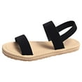 thumbnail image 3 of Mostsola Womens Sandals Open Toe Slingback Flats Summer Braided Sandal Platform Beach Shoes, 3 of 8