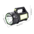 thumbnail image 3 of TIMIFIS Flashlight Lampe de Poche en Plastique Solaire d'Extérieur Rechargeable Portable Lanterne Projecteur Multifonction Réglable USB Lumière Rouge Camping et Randonnée, 3 of 7